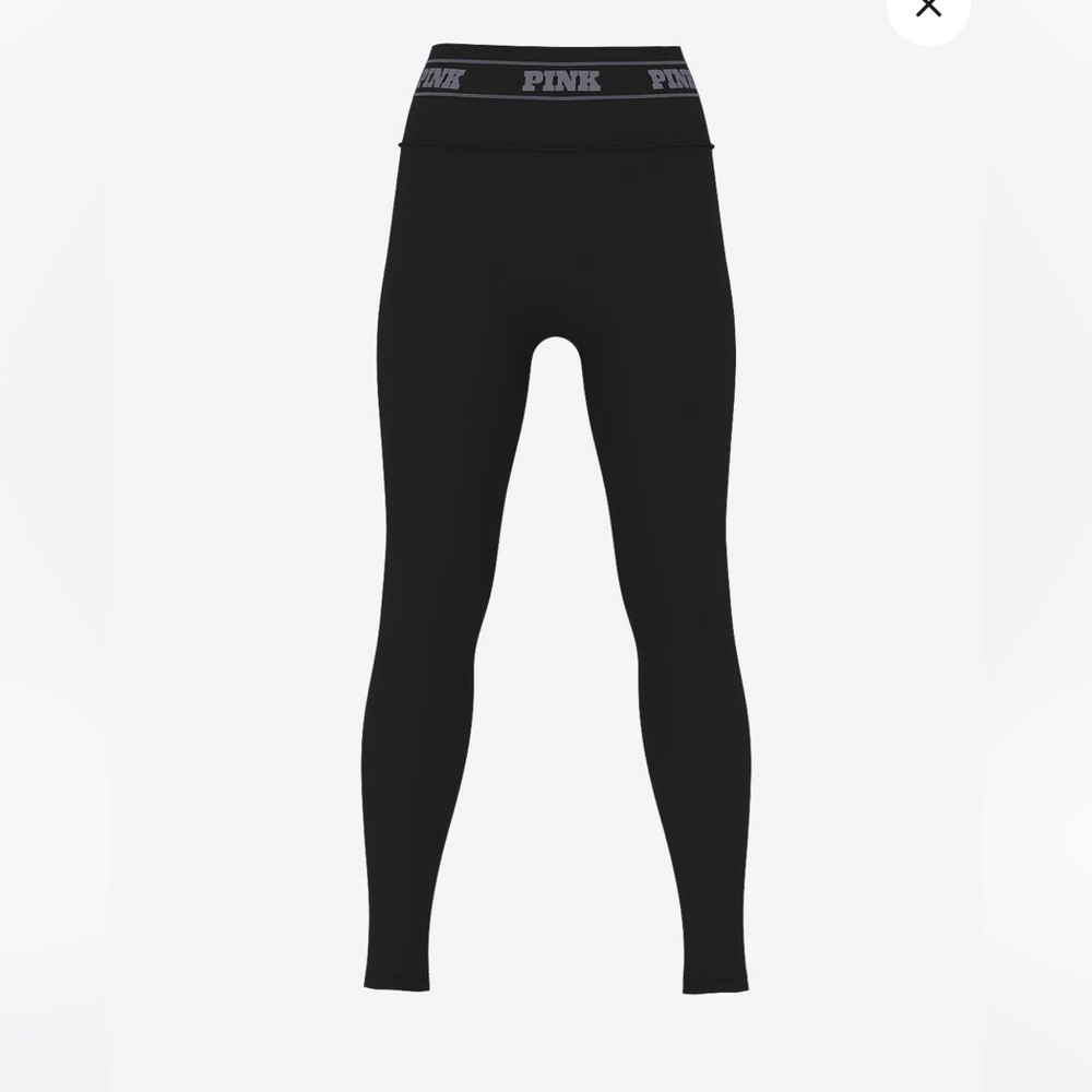 PINK Seamless classic logo leggings, small regular